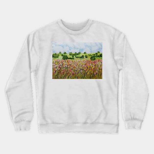 Soft Weeds Crewneck Sweatshirt by afriedlander